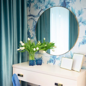 Modern Neoclassic blue