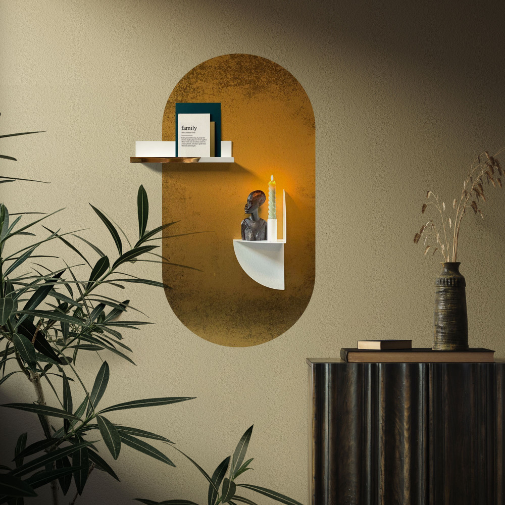 Amenajare perete cu tapet magnetic și accesorii fără găurire – Living magnetic 19 | Magnest