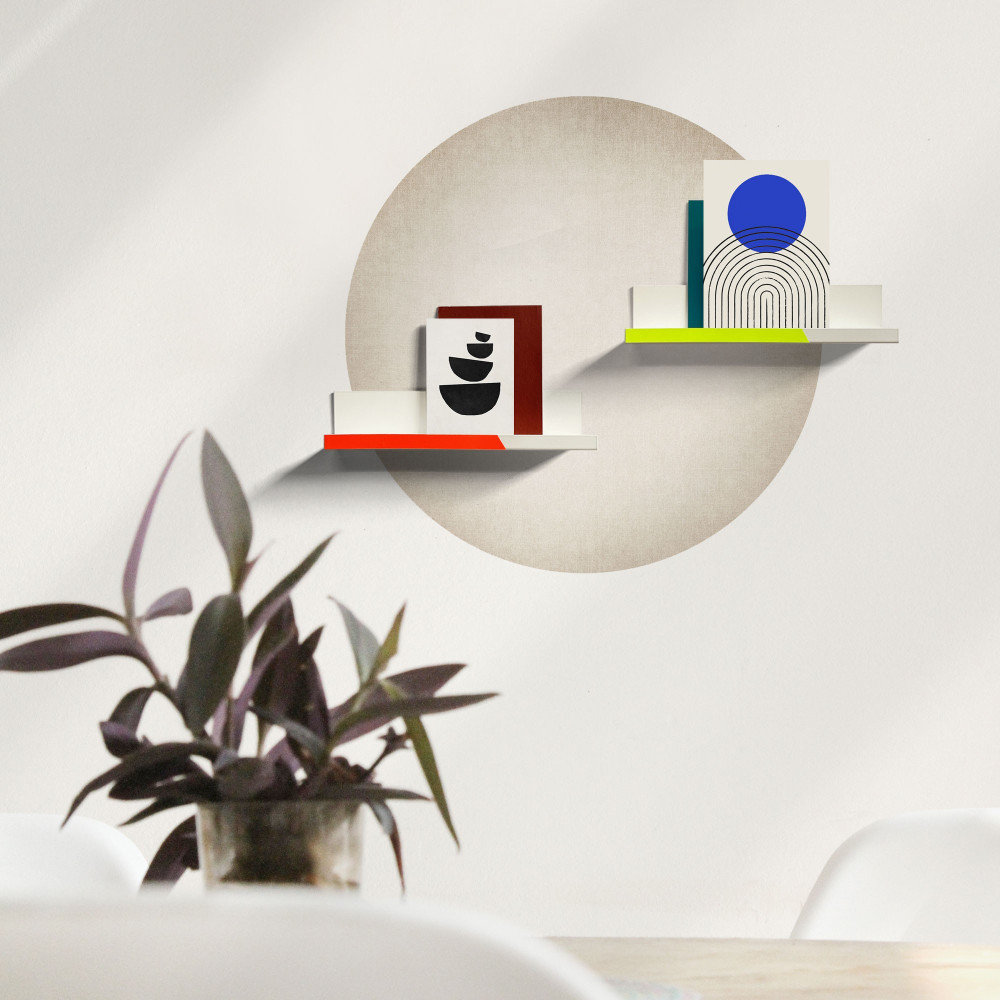 Amenajare perete cu tapet magnetic și accesorii fără găurire – Living magnetic 25 | Magnest