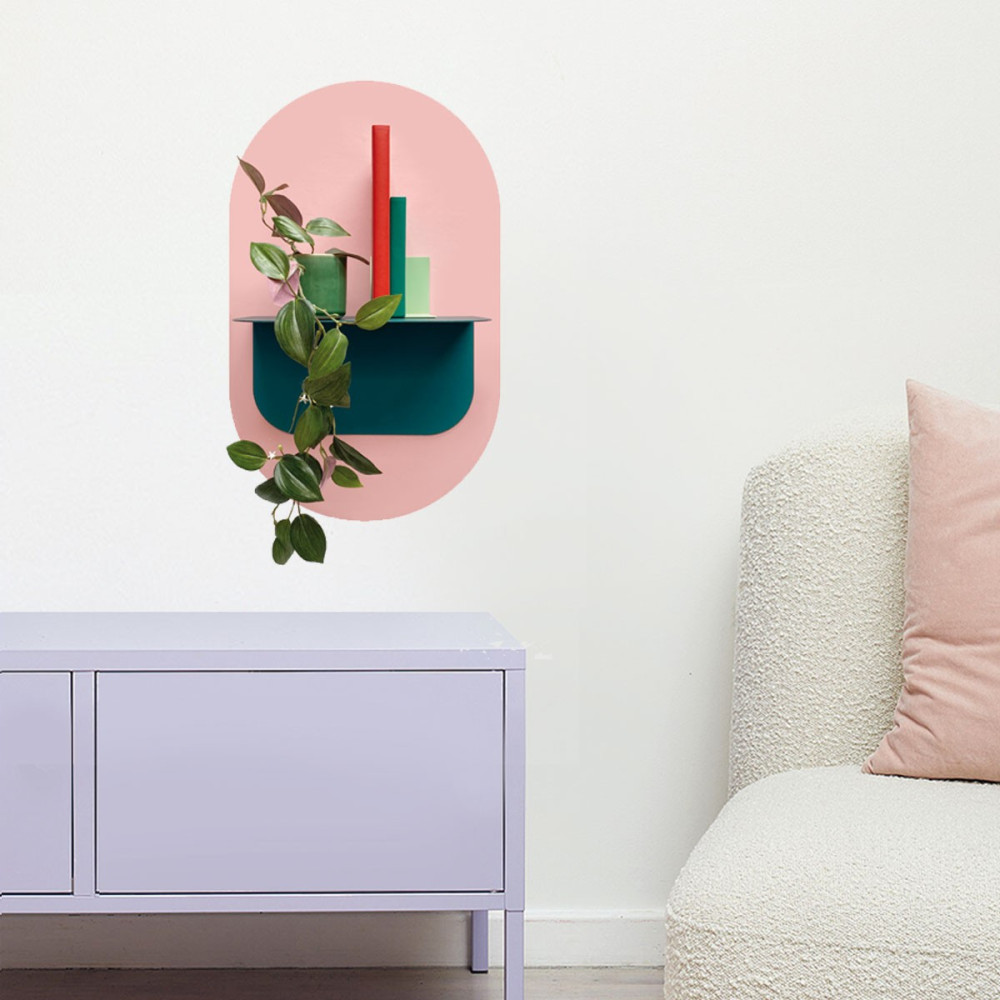 Amenajare perete cu tapet magnetic și accesorii fără găurire – Living magnetic 39 | Magnest