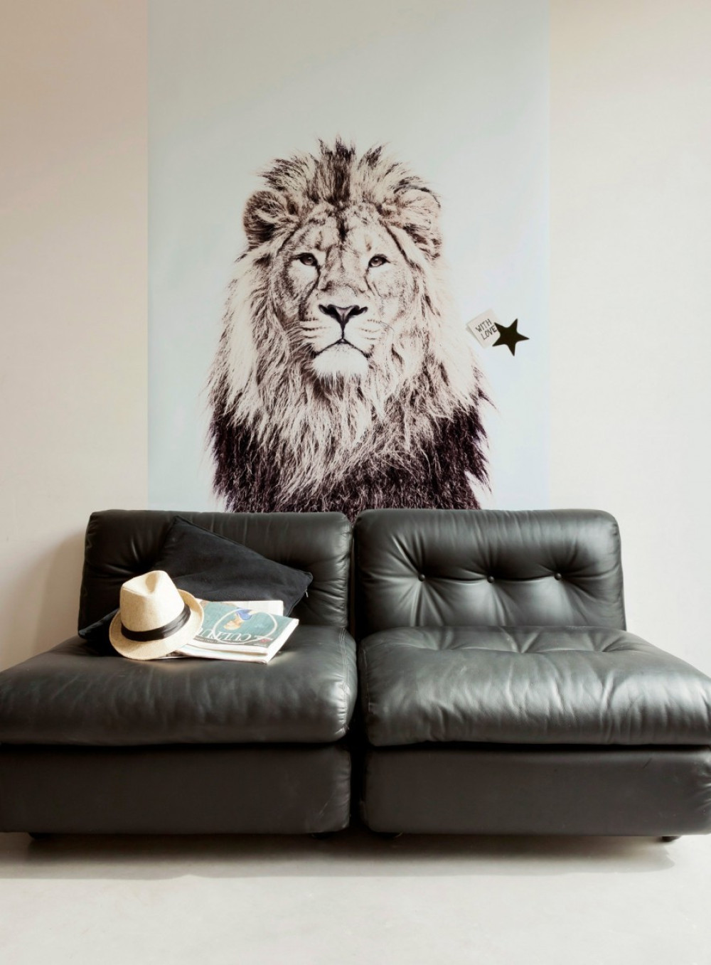 Amenajare perete cu tapet magnetic și accesorii fără găurire – Living magnetic 3 | Magnest