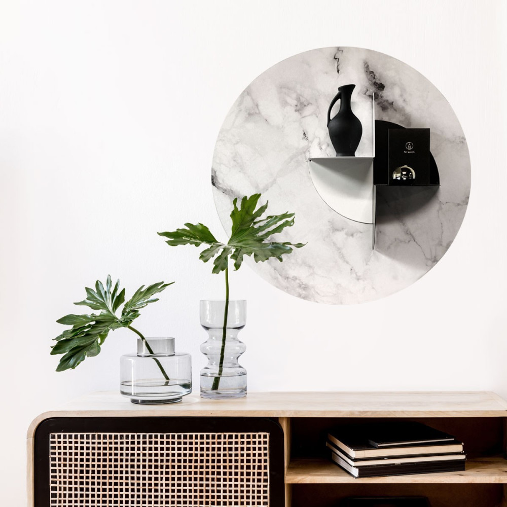 Amenajare perete cu tapet magnetic și accesorii fără găurire – Living magnetic 5 | Magnest