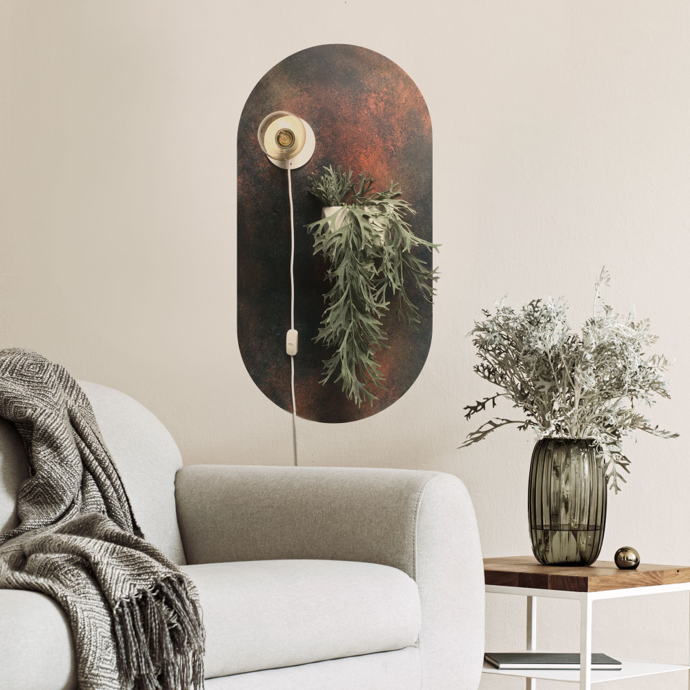 Amenajare perete cu tapet magnetic și accesorii fără găurire – Living magnetic 9 | Magnest