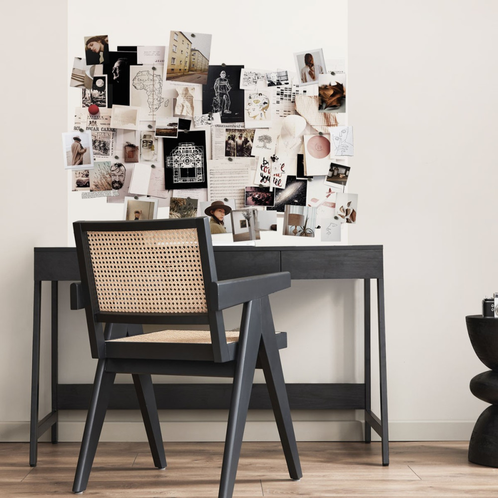 Amenajare perete cu tapet magnetic și accesorii fără găurire – Birou magnetic 22 | Magnest