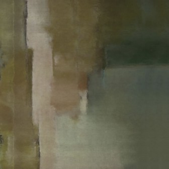 Tapet modern cu design minimalist și accente de culoare caldă.