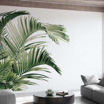 Tapet cu frunze tropicale Piece of Paradise, Viridescent