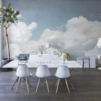 Fototapet decorativ cu design de nori