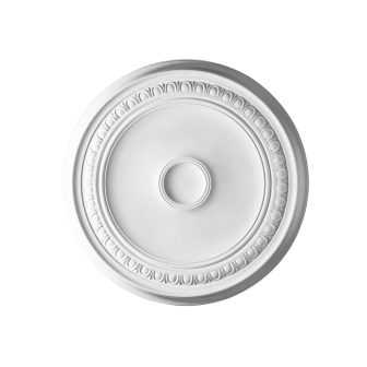 Rozeta decorativă albă pentru tavan