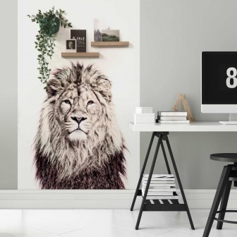 Tapet magnetic cu imaginea unui leu