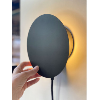 Lampă magnetică de perete neagră, design modern