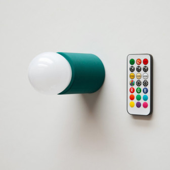 Lampă magnetică wireless cu suport PLA - Petrol și telecomandă