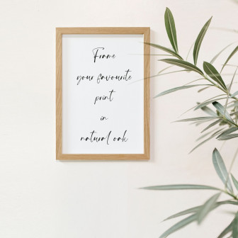 Ramă magnetică A4 din lemn