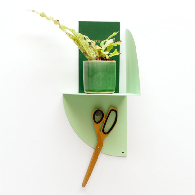 Poliță metalică Rotary pentru tapet magnetic - Verde Mentă