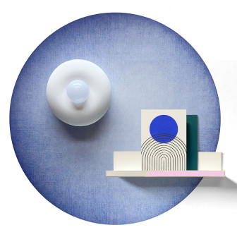 Sticker magnetic decorativ albastru