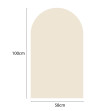 Tablă de scris magnetică autoadezivă, arcadă, bej, 58x100 cm