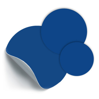 Set stickere magnetice circulare, albastre