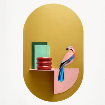 Sticker magnetic auriu decorativ cu design modern