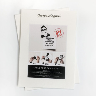 Folie magnetică autoadezivă DIY cu citat motivațional